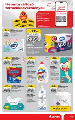 Auchan Akciós újság - amely érvényes a következő dátumtól: 18.12.2025 | Oldal: 49