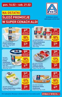 Pogląd oferty "Aldi Gazetka - Na ostatki śledzie" - ważna od 16.02.2026