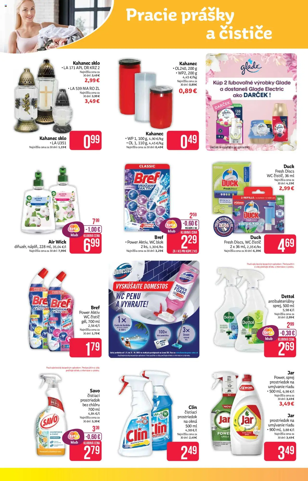 Nové Teta drogerie akcie – leták je platný od 16.09.2025 | Strana: 14 | Produkty: Wc, Savo, Čistiaci prostriedok, Prostriedok na umývanie riadu