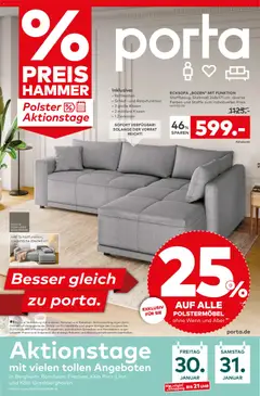Porta! Prospekt Bergheim-Zieverich ab 25.01.2026 gültig