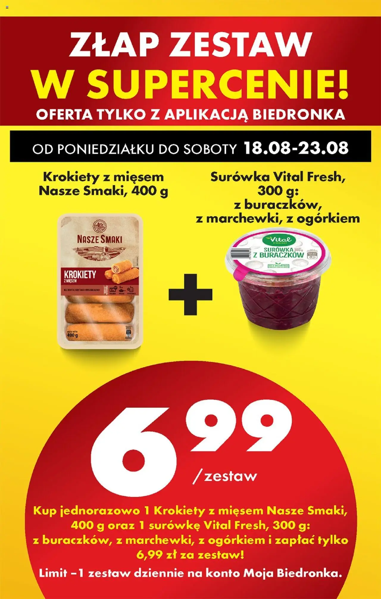 Biedronka gazetka od 18.08.2025 | Strona: 76 | Produkty: Krokiety
