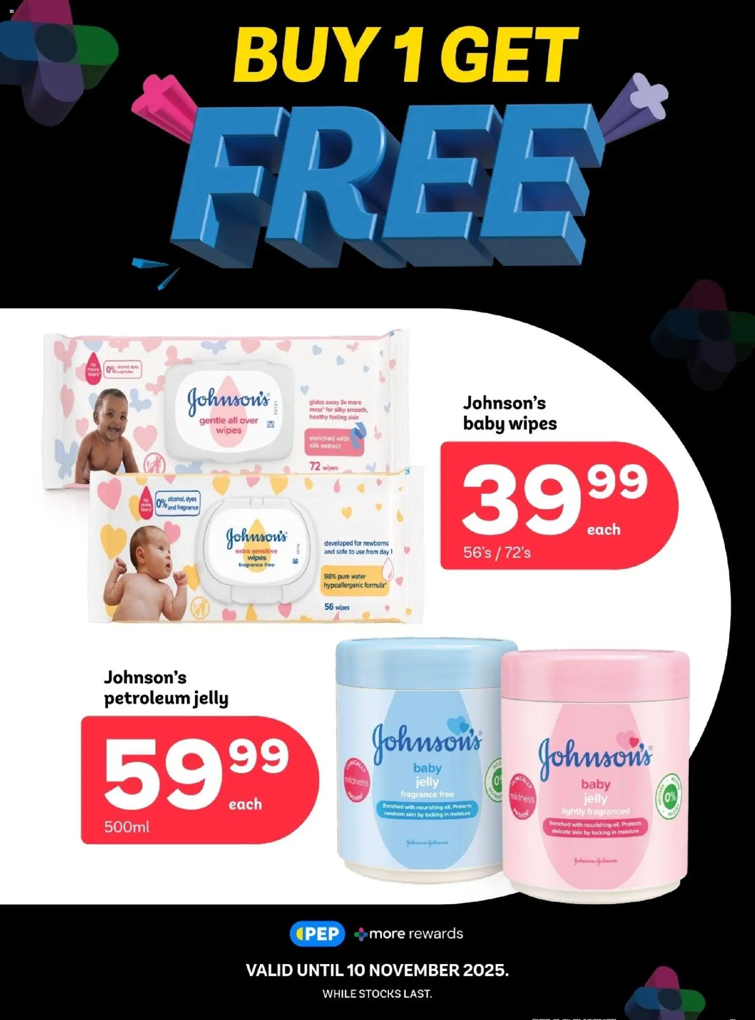 New PEP Stores catalogue – valid from 24.10.2025 | Page: 4 | Products: Fragrance, Water, Petroleum jelly