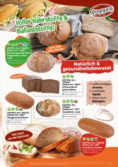Metro EDNA Katalog 2026 ab 19.02.2026 gültig | Seite: 9 | Produkte: Gewicht, Bäckerei