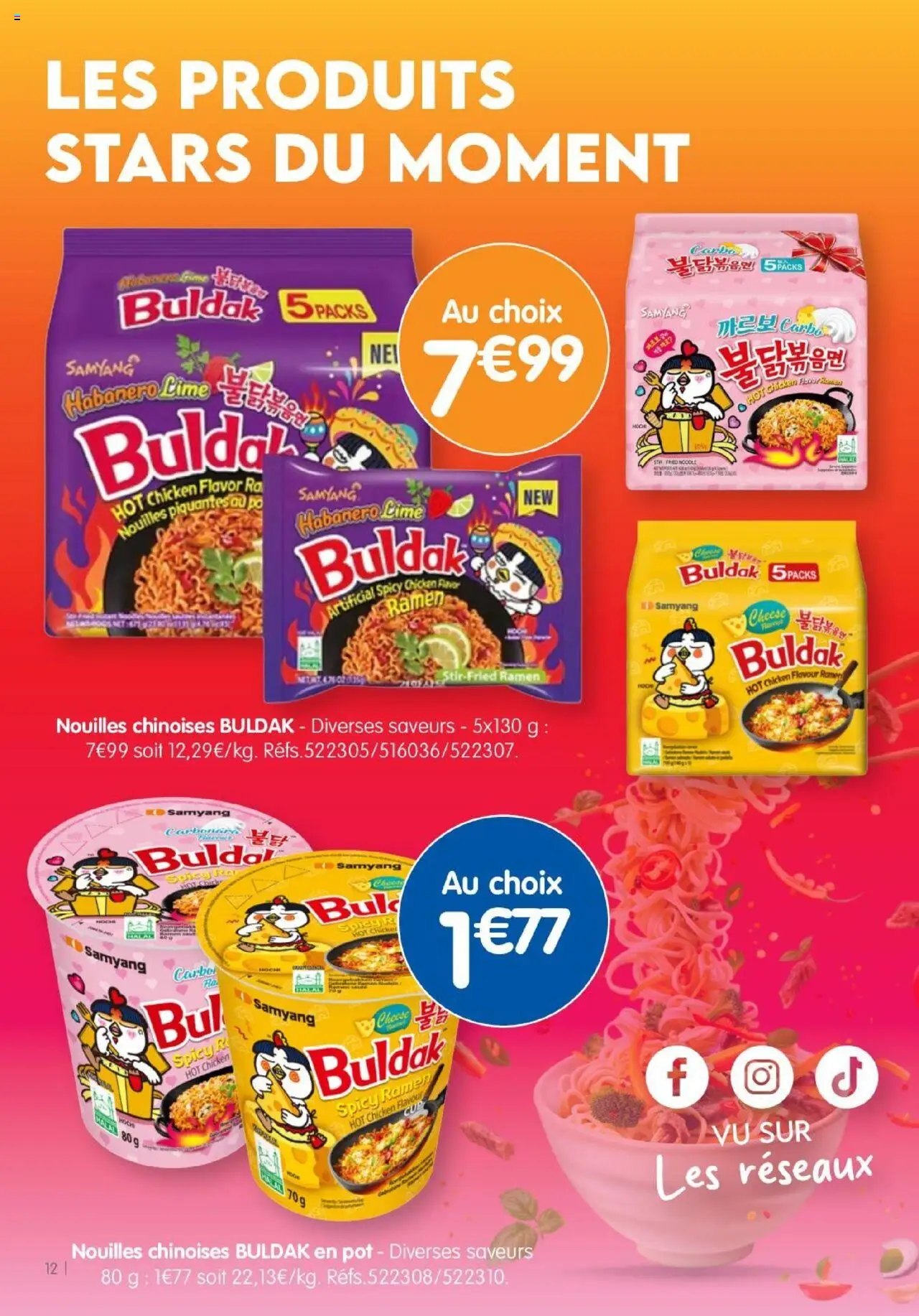  | Page: 12 | Produits: Nouilles chinoises, Mochi, Nouilles