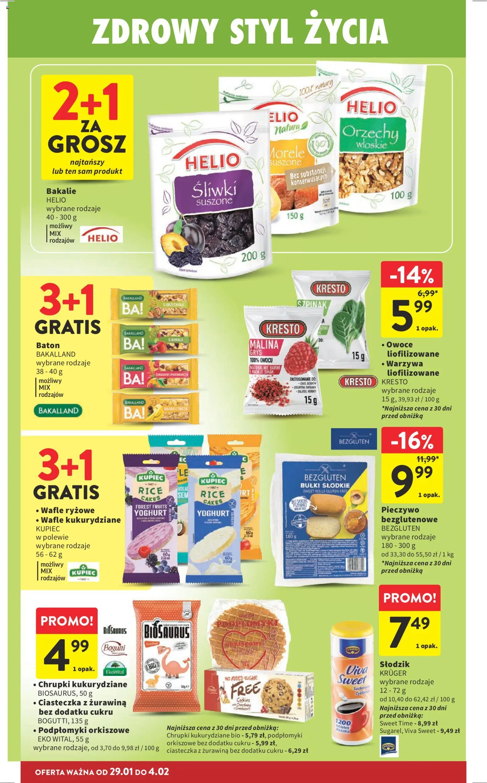 Intermarche Gazetka od 29.01.2026 | Strona: 30 | Produkty: Pieczywo, Wafle, Chrupki, Orzechy