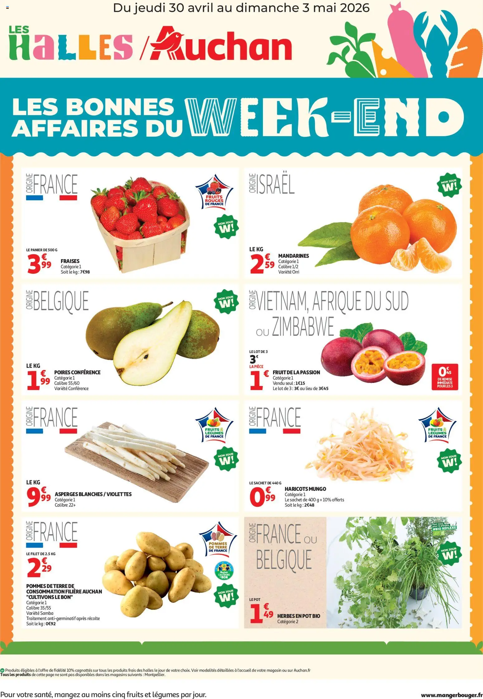 {H1} | Page: 1 | Produits: Panier, Pommes, Fraises, Pommes de terre
