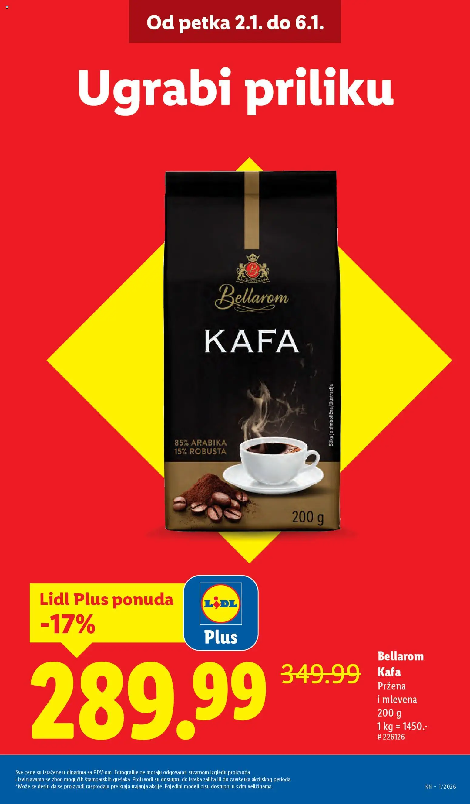 Lidl katalog - važi od 02.01.2026 | Strana: 7 | Proizvode: Kafa
