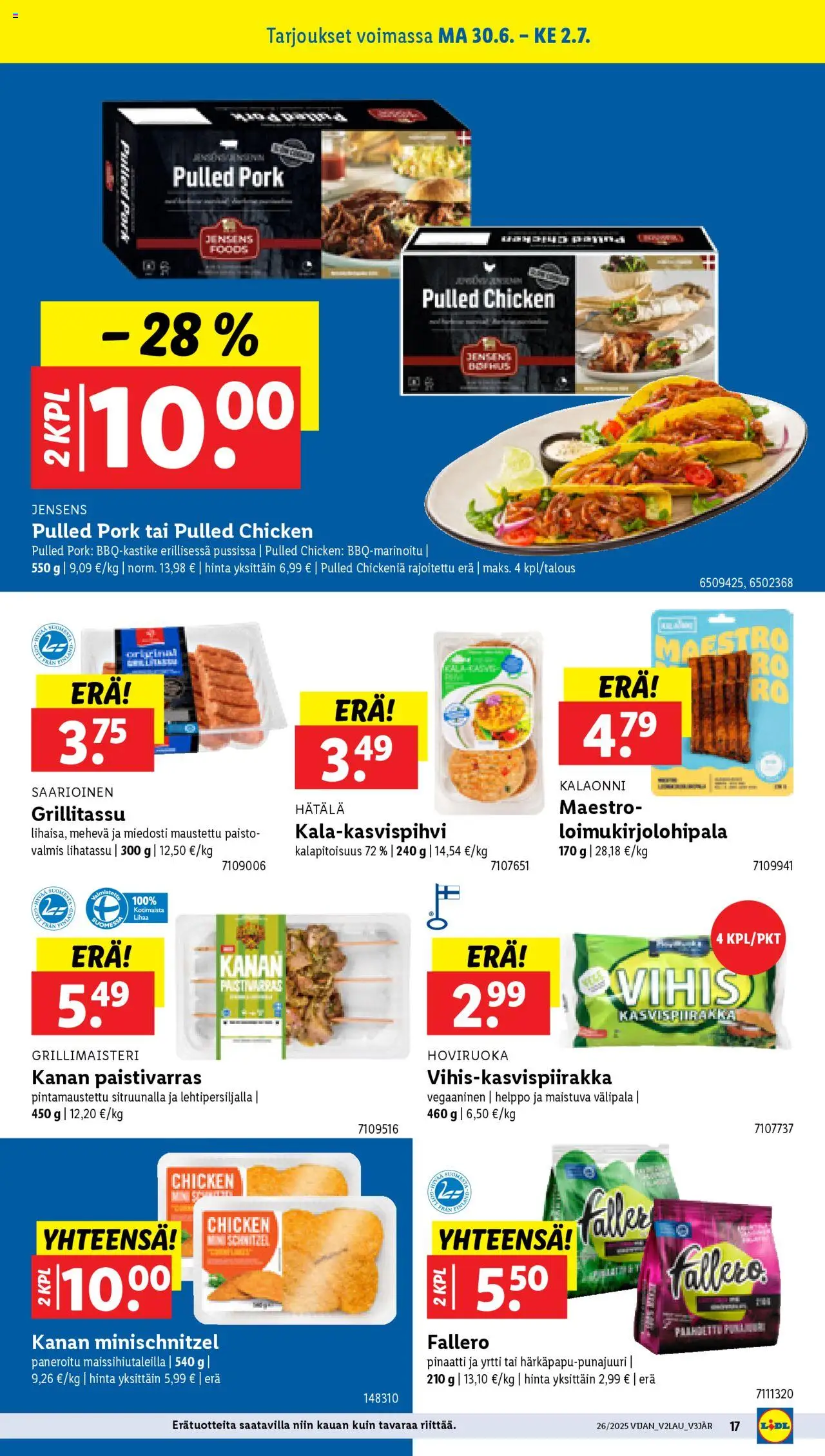  | Sivu: 23 | Tuotteet: Bbq-kastike, Pinaatti