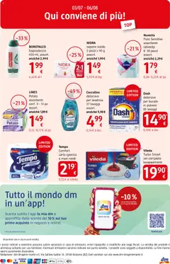 Volantino dm drogerie markt del 03.07.2025 | Pagina: 16 | Prodotti: Carta igienica, Uova, Sapone, Lavatrice