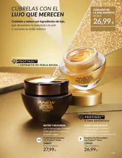 Vista previa Crema Intensa Supreme con Protinol™ Anew, Nutre y reafirma con la tecnología Protinol™, ácido glicólico y extracto de perla negra válido desde el 01.12.2025 | Página: 137 | Productos: Κρεμάστρα, Crema