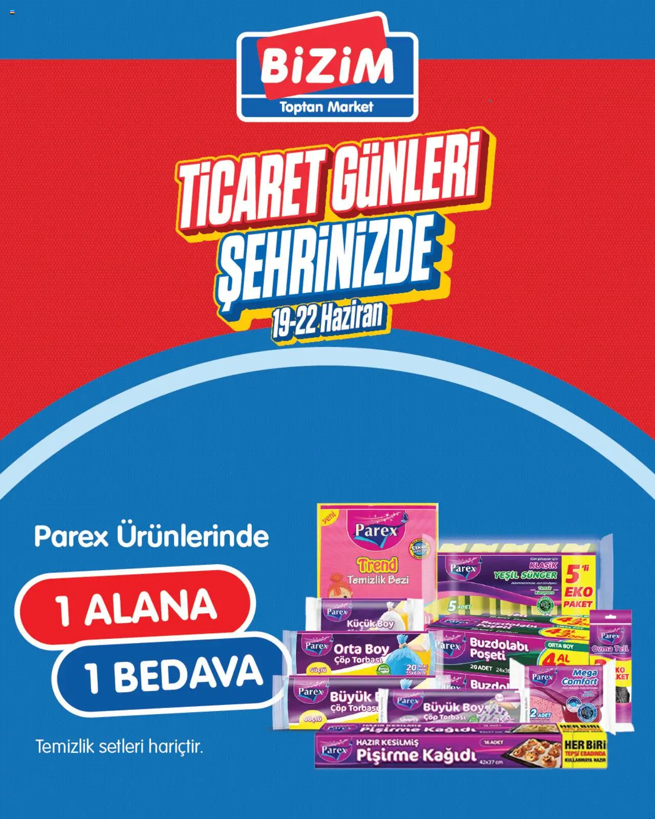 Bizim Toptan Ticaret Günleri - 19.06.2025 tarihinden itibaren geçerlidir | Sayfa: 6 | Ürünler: Çöp torbası, Tepsi, Buzdolabı