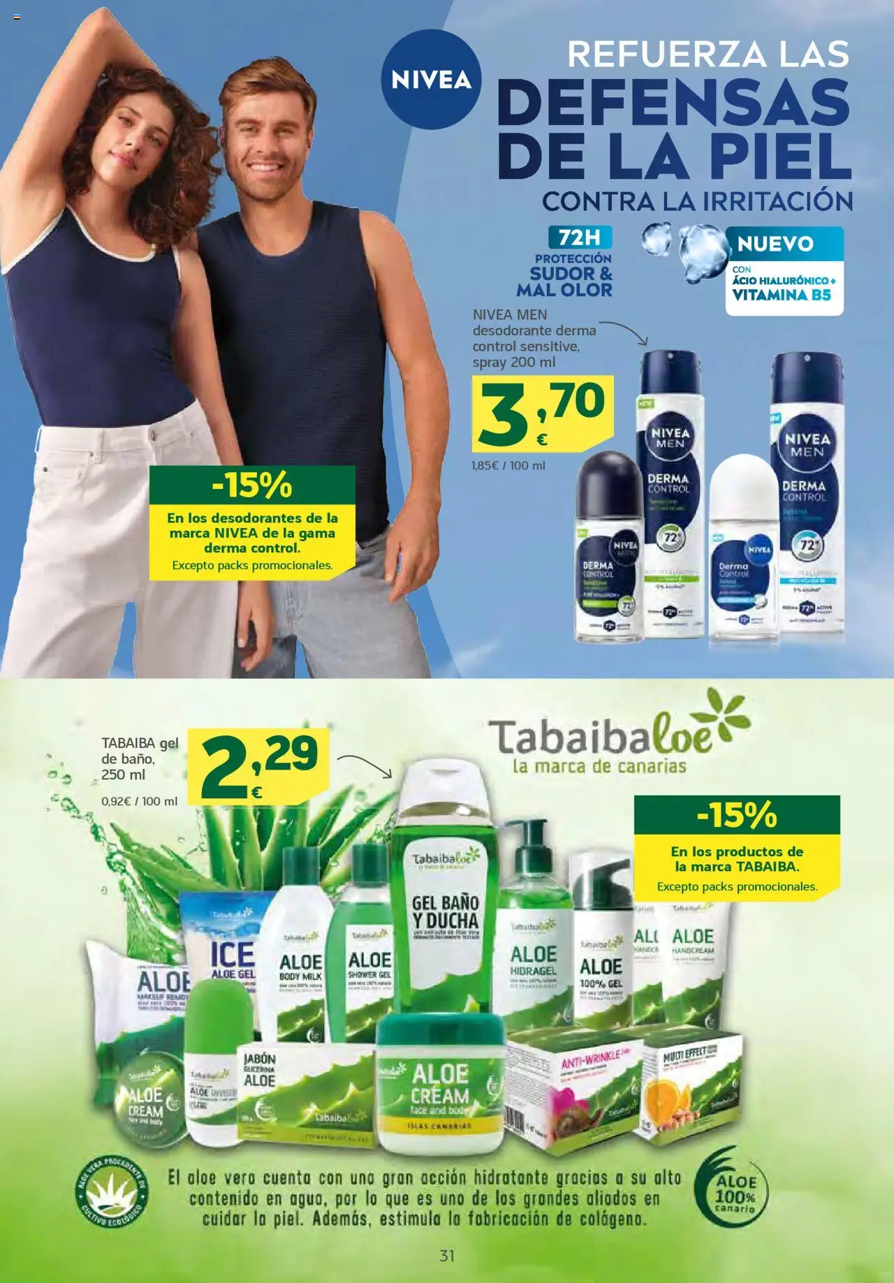 HiperDino folleto │ válido desde el 26.08.2025 | Página: 31 | Productos: Jabón, Desodorante, Body, Baño