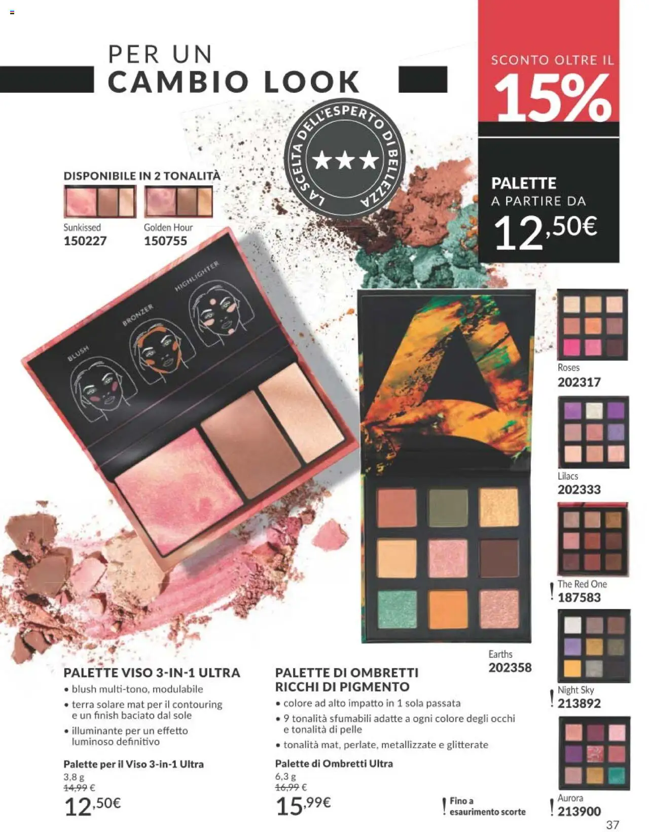 Volantino Avon del 01.09.2025 | Pagina: 37 | Prodotti: Illuminante, The, Terra, Blush