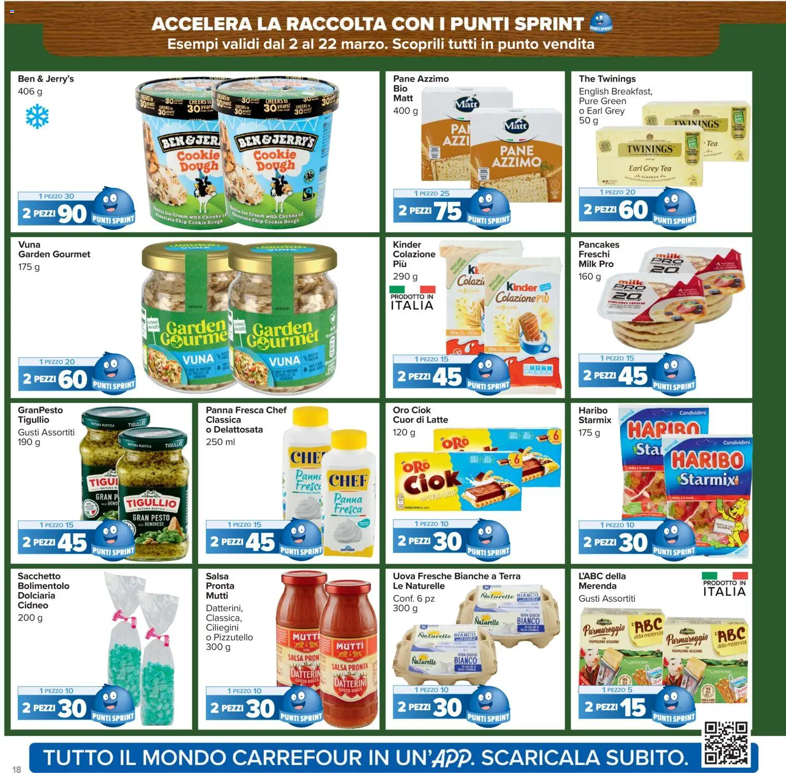 Volantino Carrefour del 02.03.2026 | Pagina: 18 | Prodotti: Salsa, Latte, Pesto, Terra