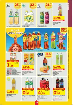 Pré-visualização Auchan folheto válido de 11.12.2025 | Página: 25 | Produtos: Refrigerante, Chá, Açúcar