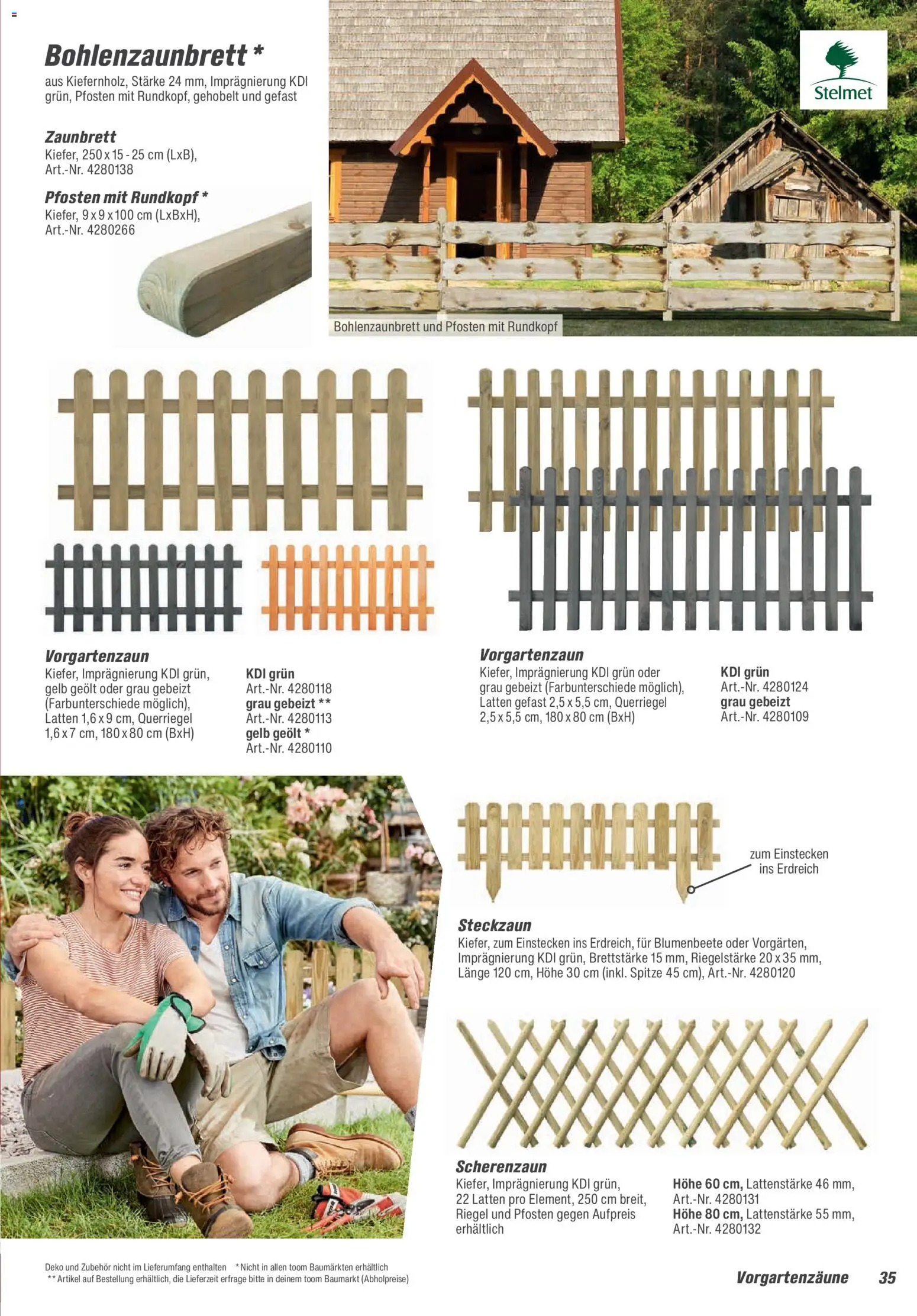 Toom Baumarkt Zäune & Sichtschutz 2026 – gültig ab 20.02.2026 | Seite: 35