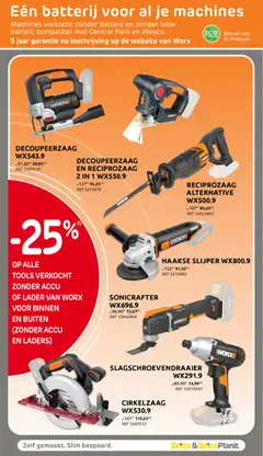 Brico Plan-it folder - Voorbeeld van een folder van Brico Plan-it, geldig van 01.04.2026 | Pagina: 29 | Producten: Slijper, Batterij