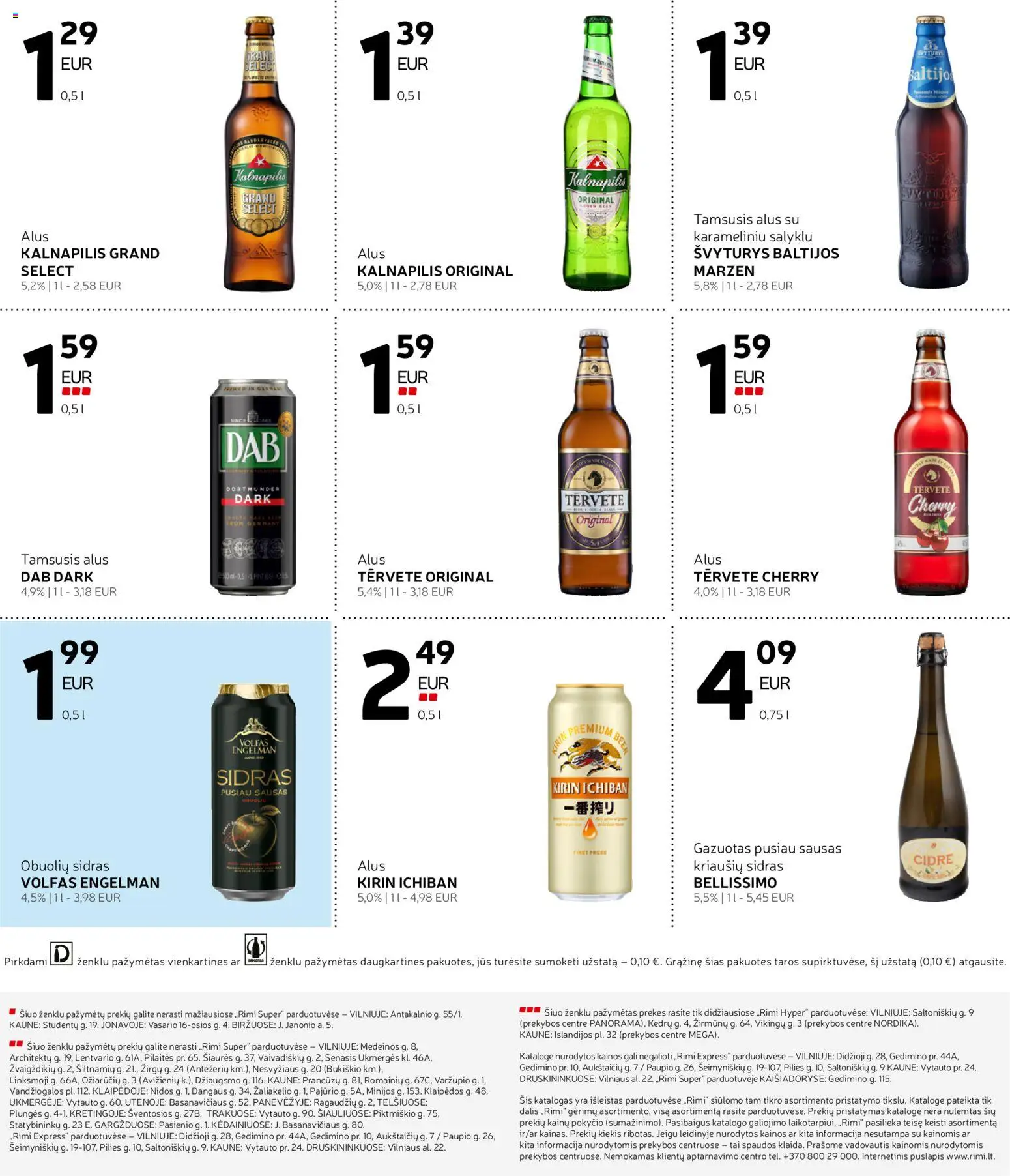 Rimi akcijos nuo 17.02.2026 | Puslapis: 9 | Prekių: Alus