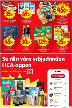ICA Maxi reklamblad aktuell från 25.08.2025 | Sida: 9 | Produkter: Galler, Hamburgerbröd, Soja, Blåbär