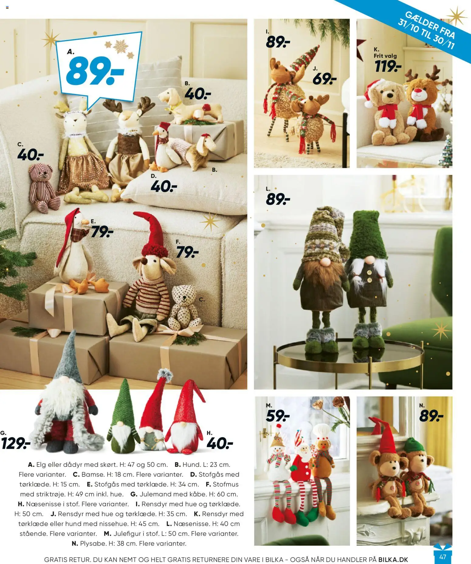 Bilka tilbudsavis – gyldig fra 01.11.2025 | Side: 47 | Produkter: Hue