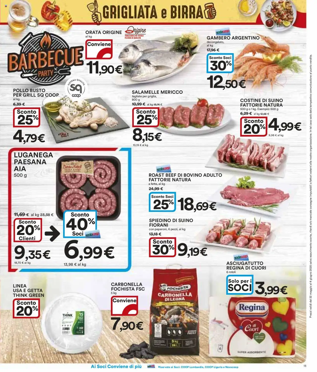 Volantino Ipercoop del 22.05.2025 | Pagina: 13 | Prodotti: Pollo, Suino, Barbecue, Data