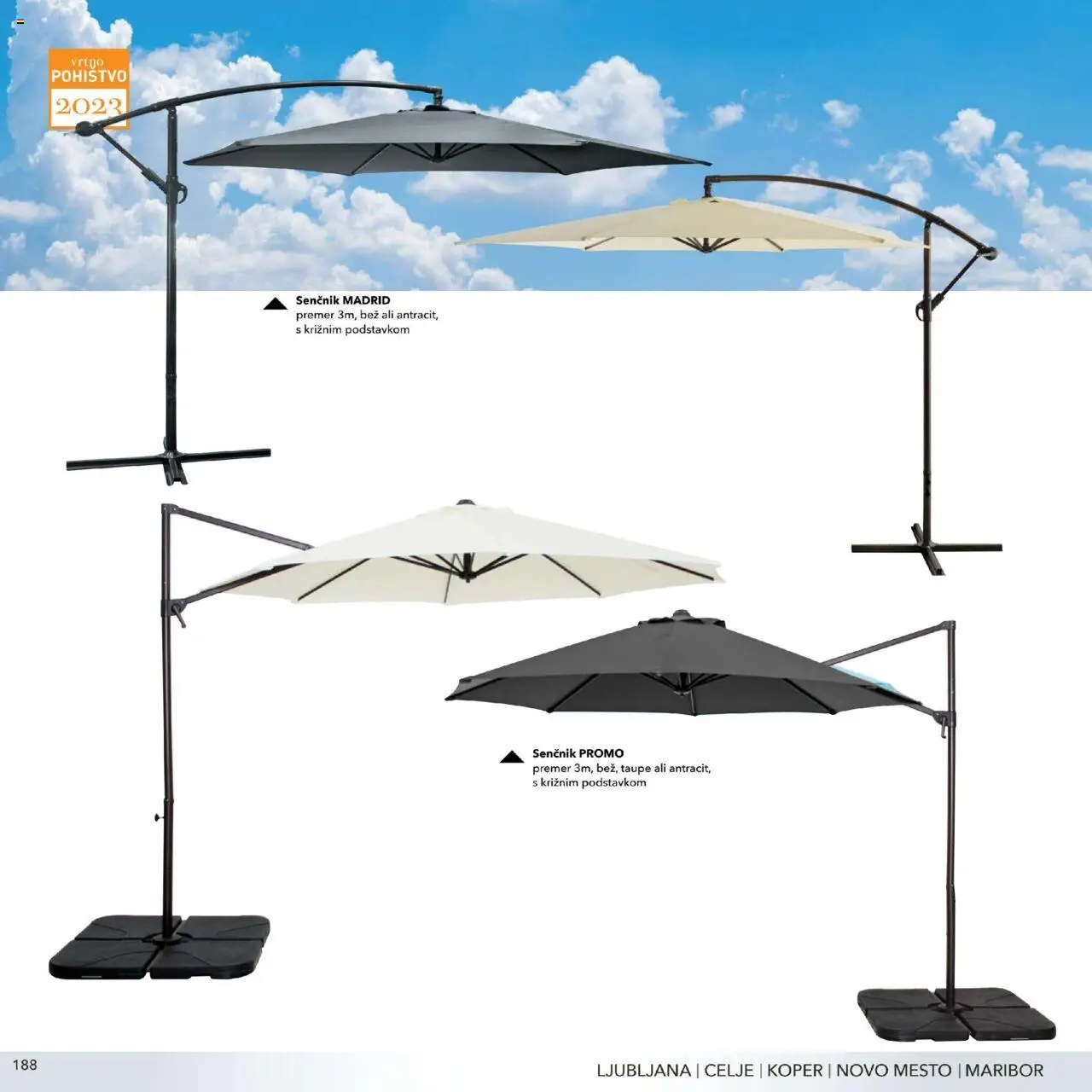 Harvey Norman - Katalog - Vrtno pohištvo │ velja od 01.03.2023 | Stran: 188