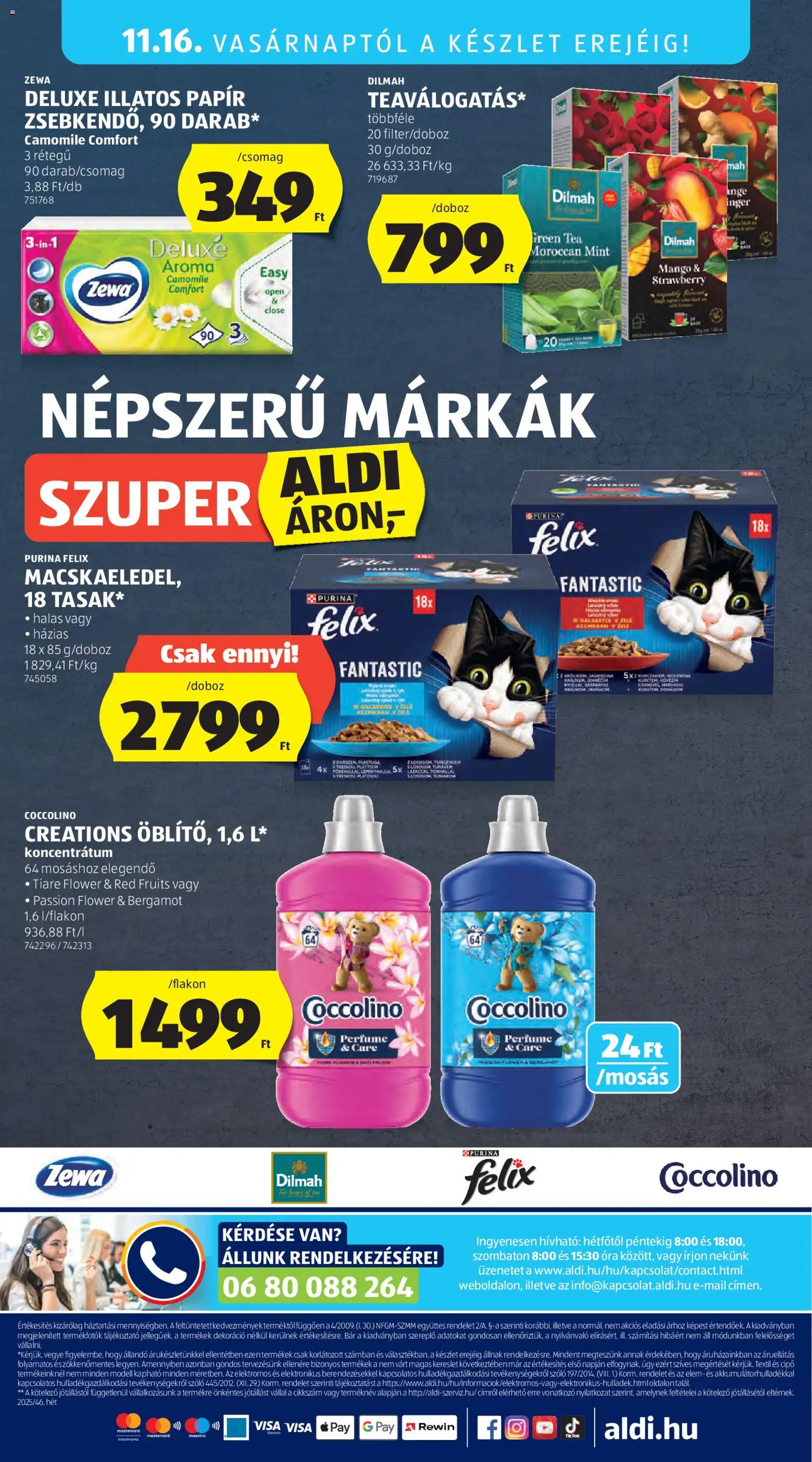 Aldi akciós ujság - amely érvényes a következő dátumtól: 13.11.2025 | Oldal: 56 | Termékek: Szőlő, Tea, Óra, Dekoráció