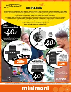 Minimani-mainoslehti voimassa 28.04.2026 alkaen | Sivu: 15 | Tuotteet: Grilli, Kaasugrilli, Sähkögrilli