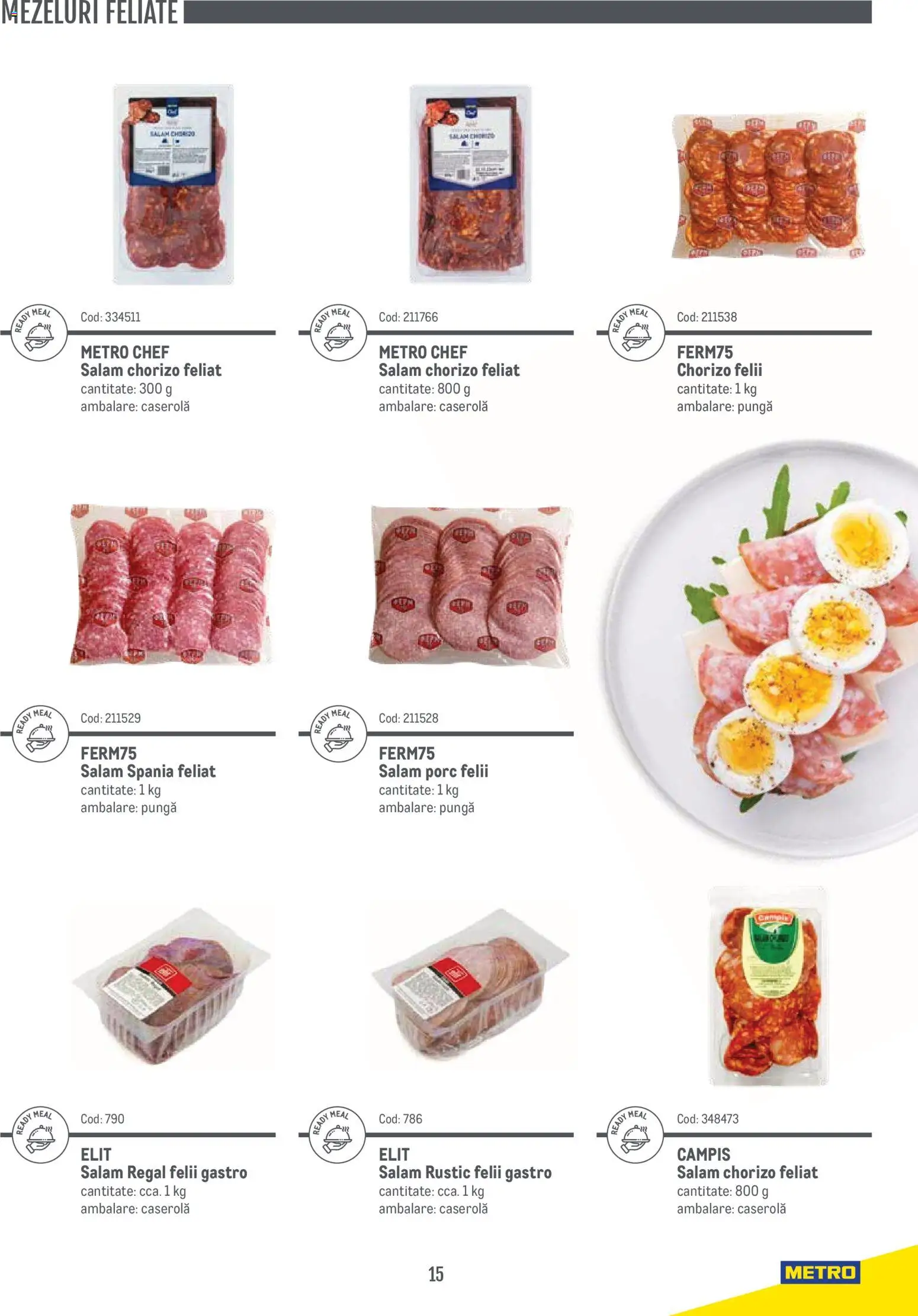 Noul catalog Metro – valabil de la 14.11.2024 | Pagină: 15 | Produse: Pungă, Salam
