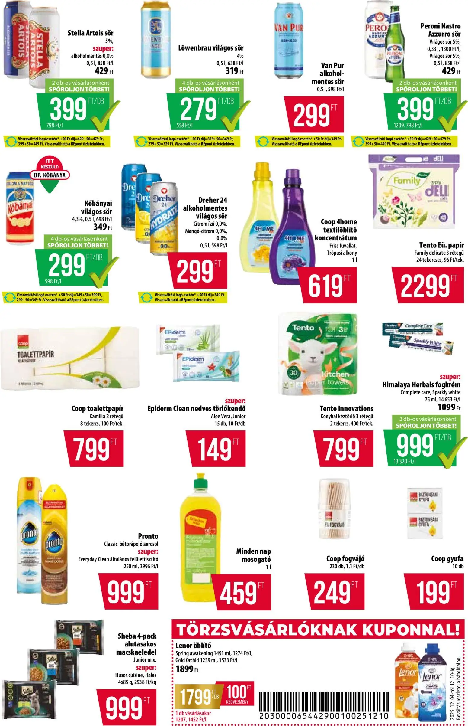 COOP akciós ujság - amely érvényes a következő dátumtól: 04.12.2025 | Oldal: 11