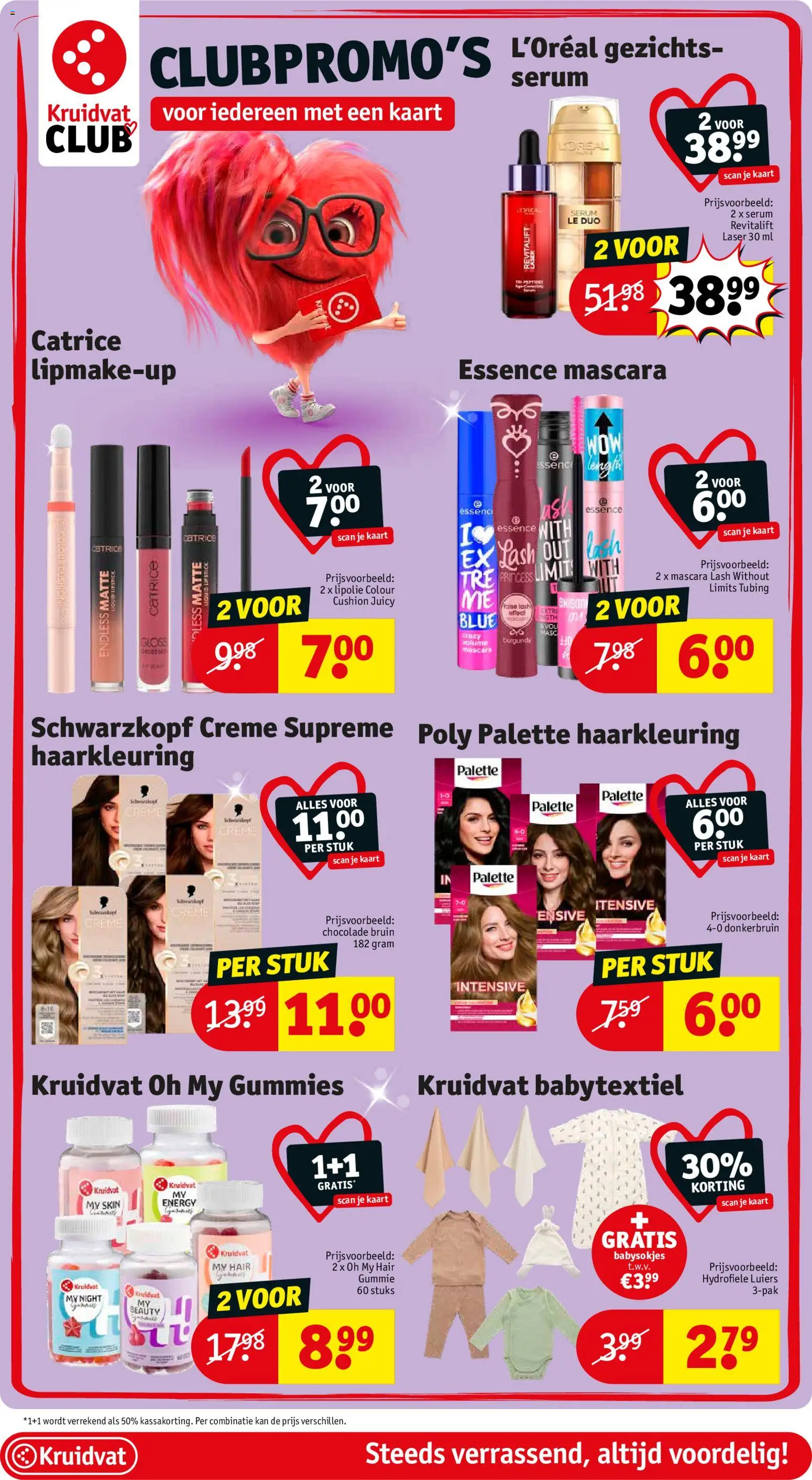 {H1} | Pagina: 6 | Producten: Mascara, Crème, Kaart, Kan