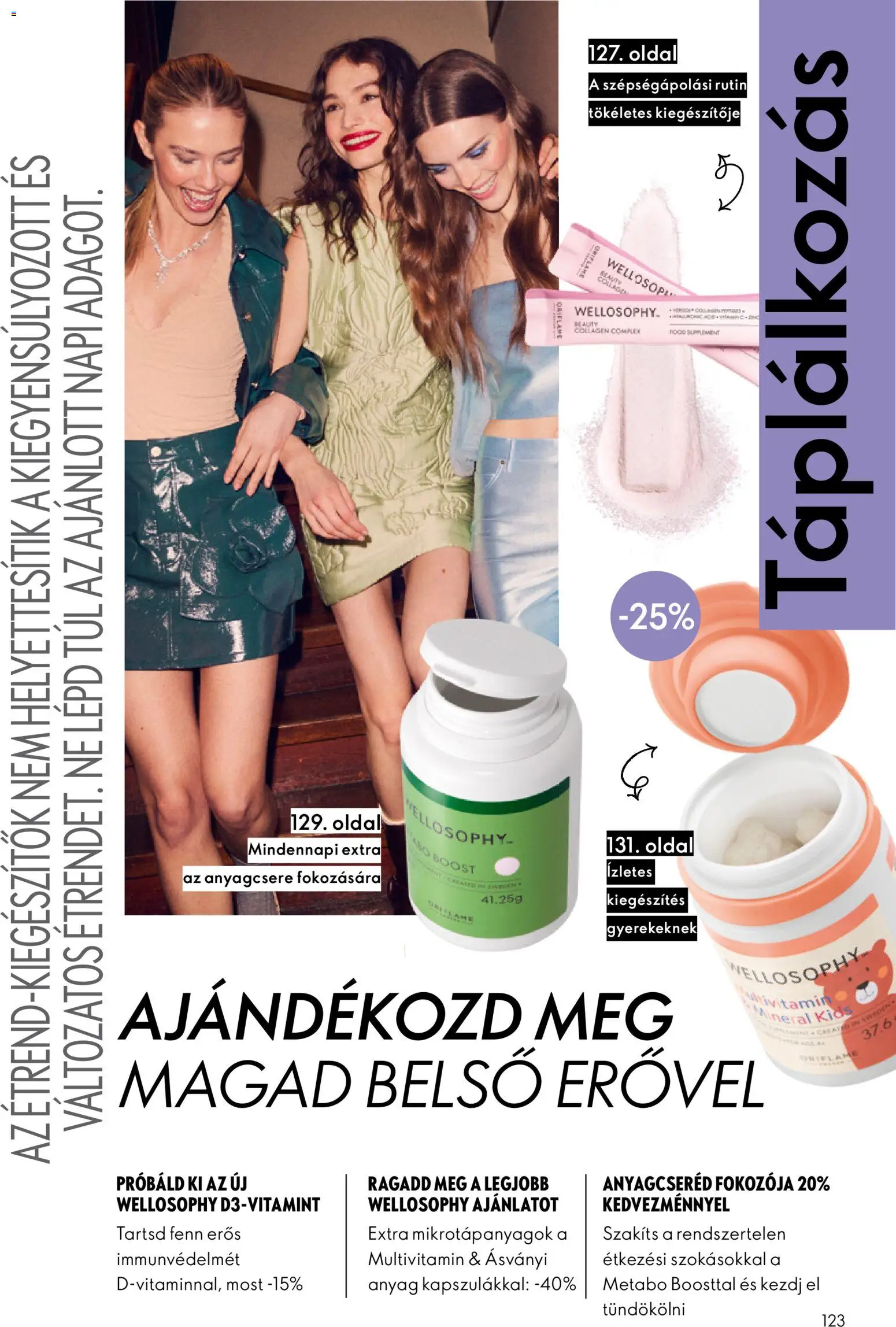 Oriflame akciós ujság - amely érvényes a következő dátumtól: 12.11.2025 | Oldal: 123 | Termékek: Multivitamin