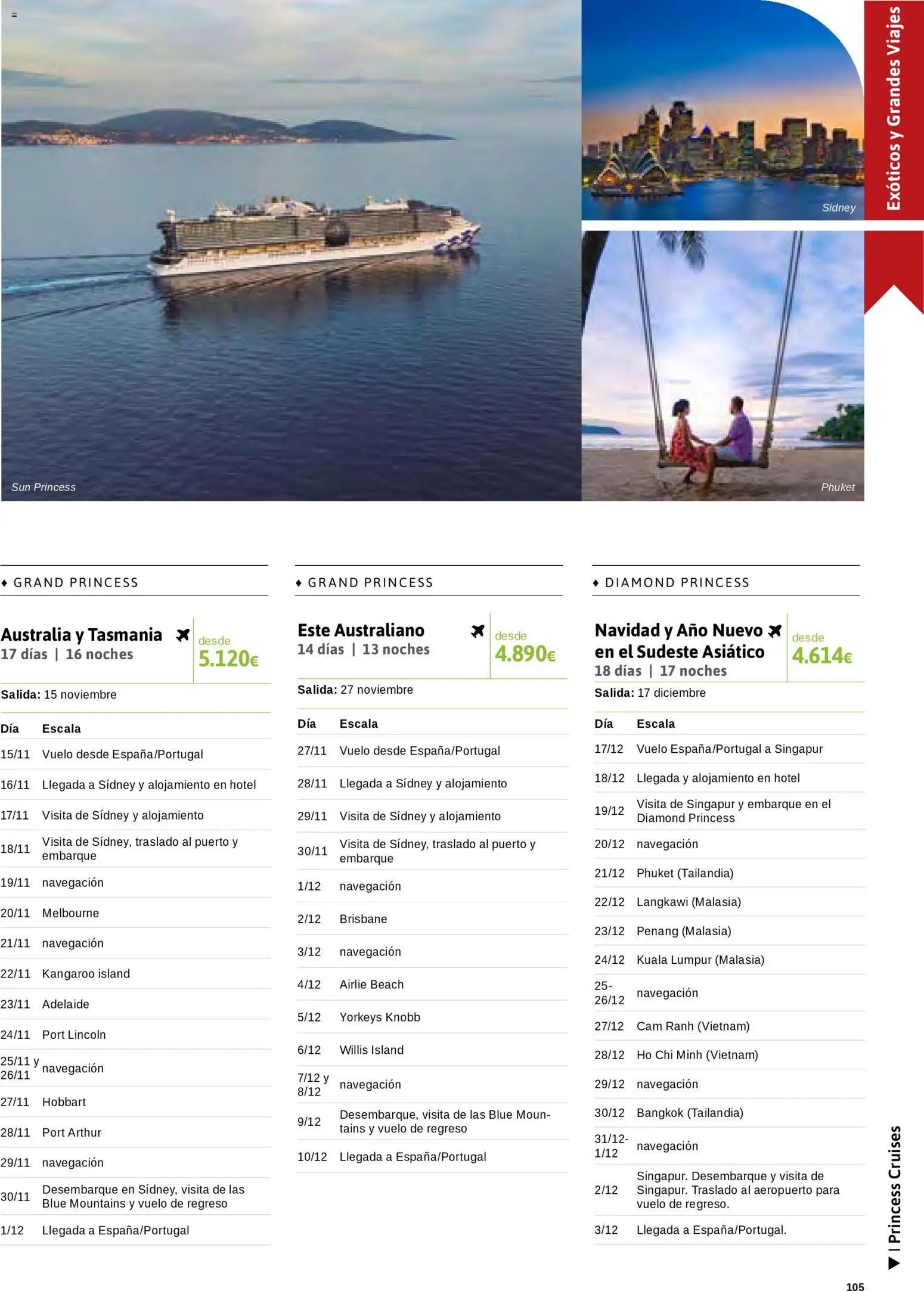 Viajes El Corte Inglés Cruceros marítimos │ válido desde el 01.01.2026 | Página: 106 | Productos: Navegación