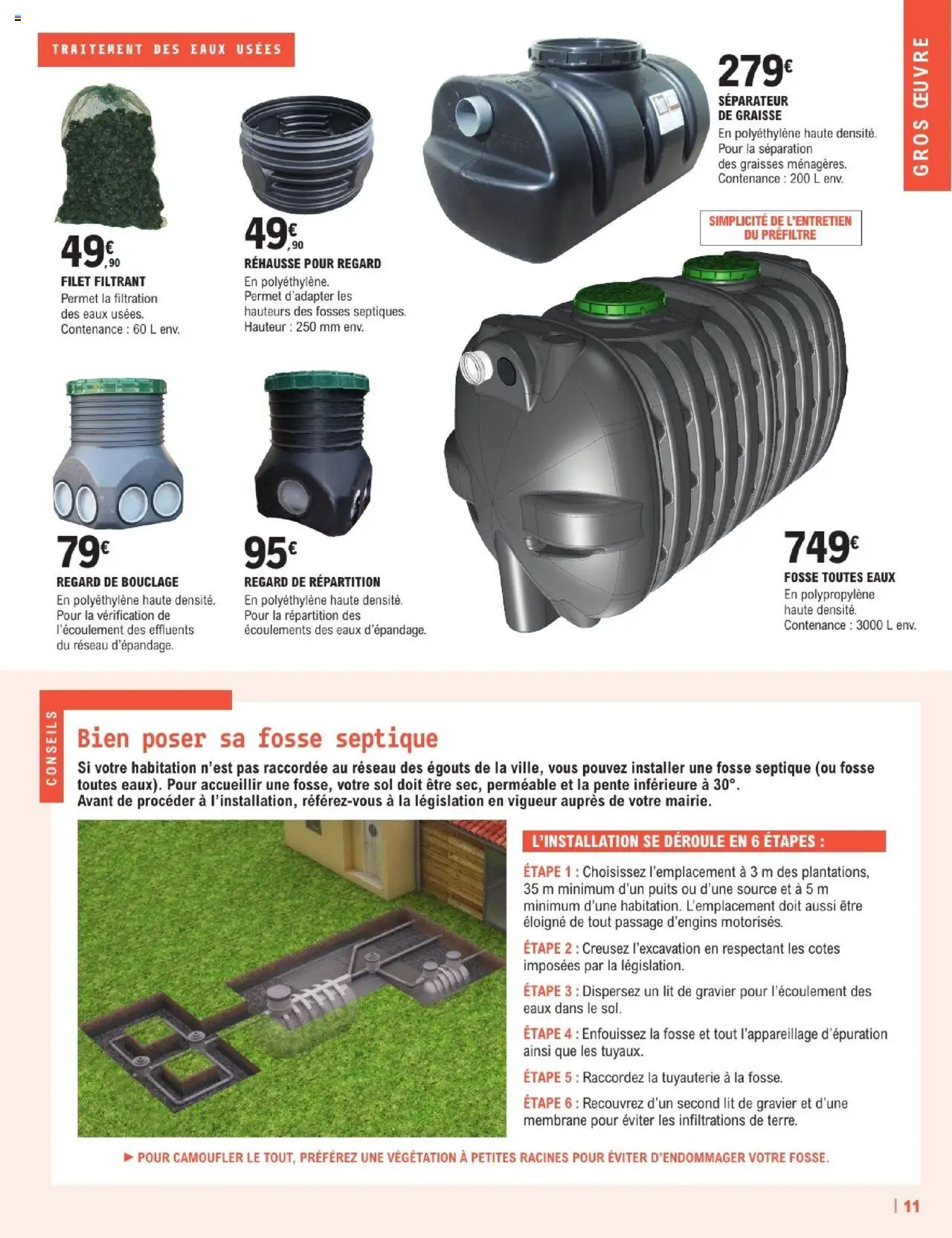  | Page: 11 | Produits: Gravier, Lit