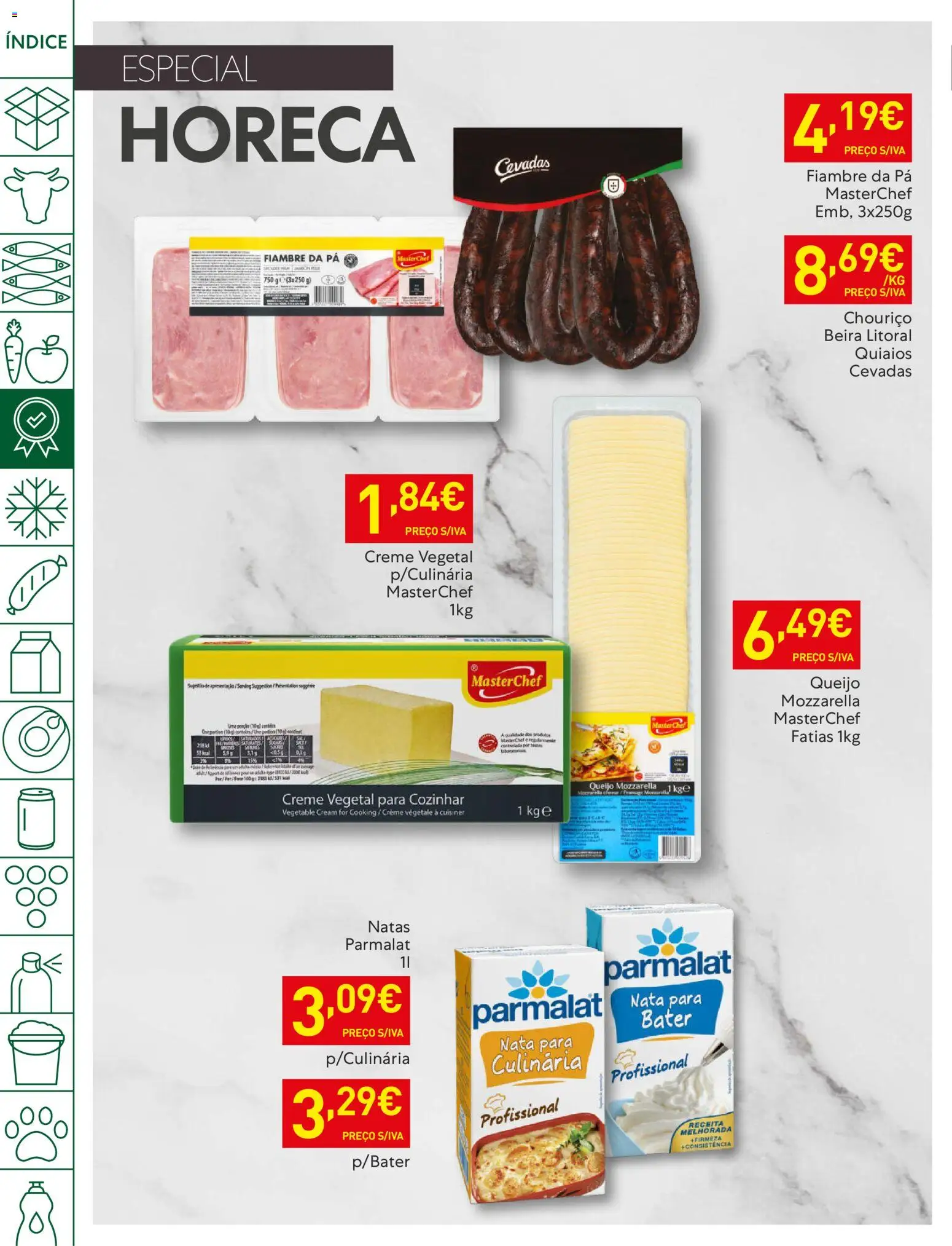 Recheio folheto │ válido de 20.01.2026 | Página: 12 | Produtos: Nata, Pá, Creme, Natas