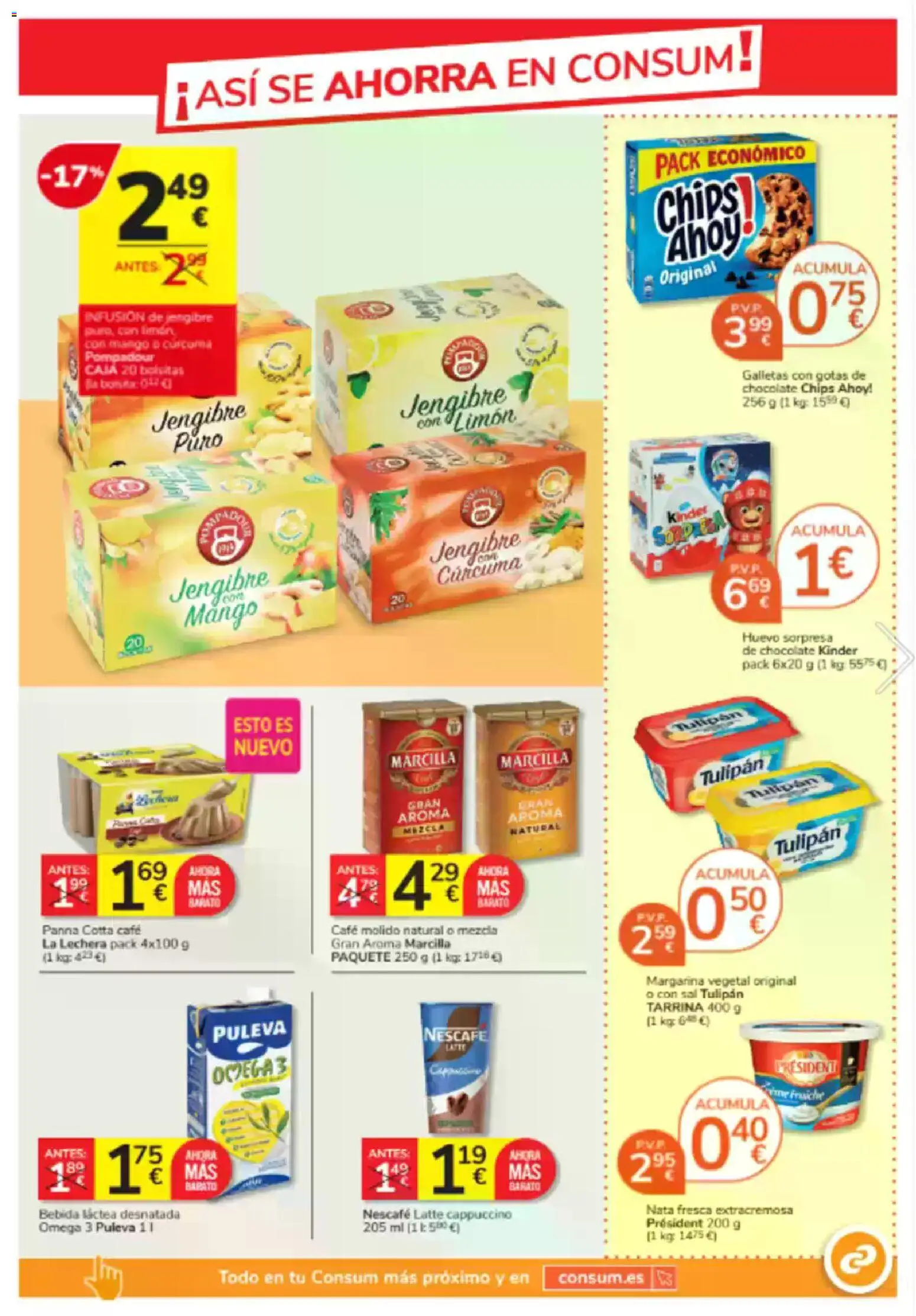 Consum folleto │ válido desde el 20.11.2025 | Página: 9 | Productos: Δοχείο φοντί, Café, Margarina, Ρούτερ