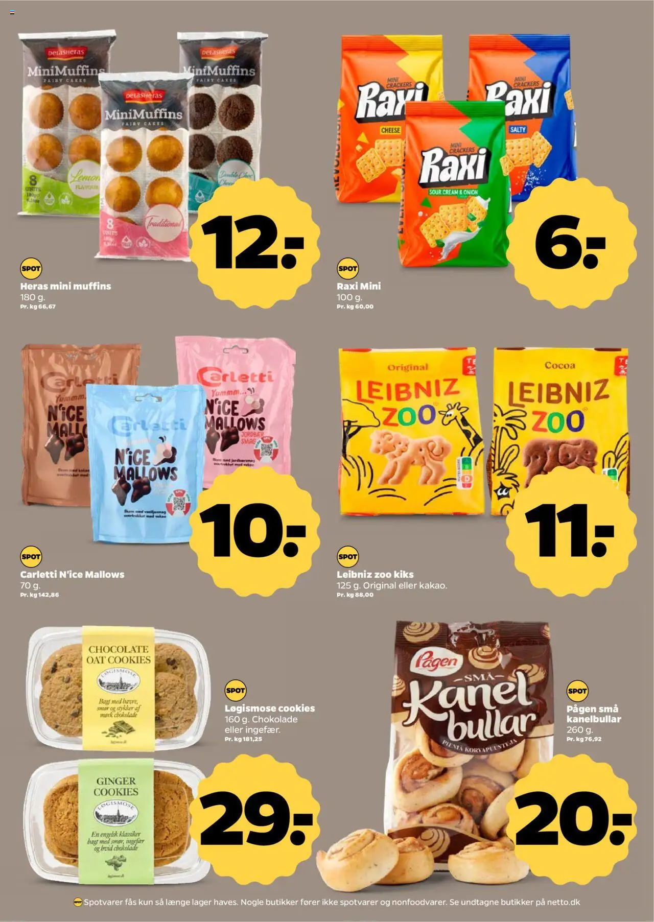 Netto tilbudsavis – gyldig fra 27.09.2025 | Side: 19 | Produkter: Kanel, Jordbær, Cookies, Muffins