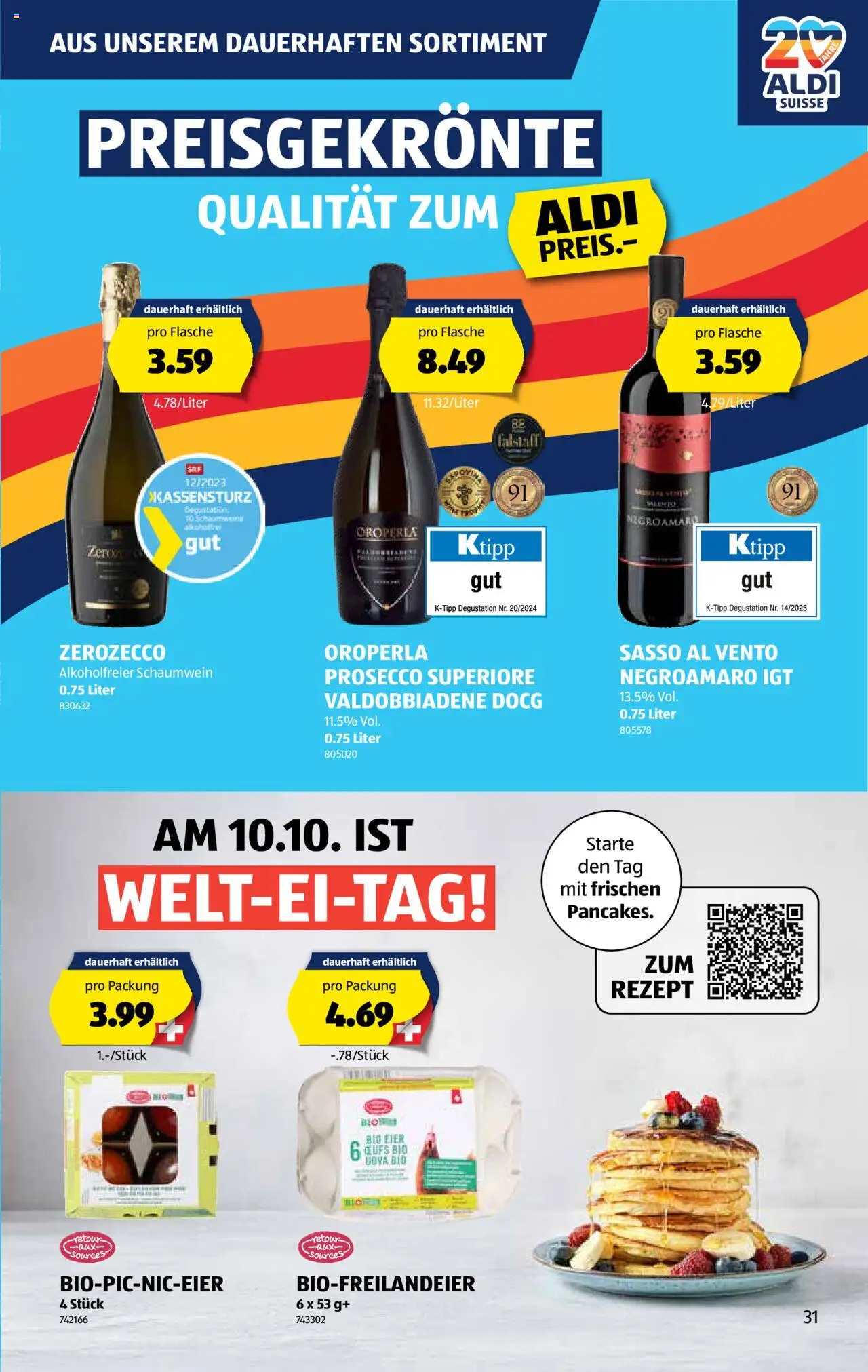 Aldi Aktionen – gültig ab 09.10.2025 | Seite: 32 | Produkte: Eier