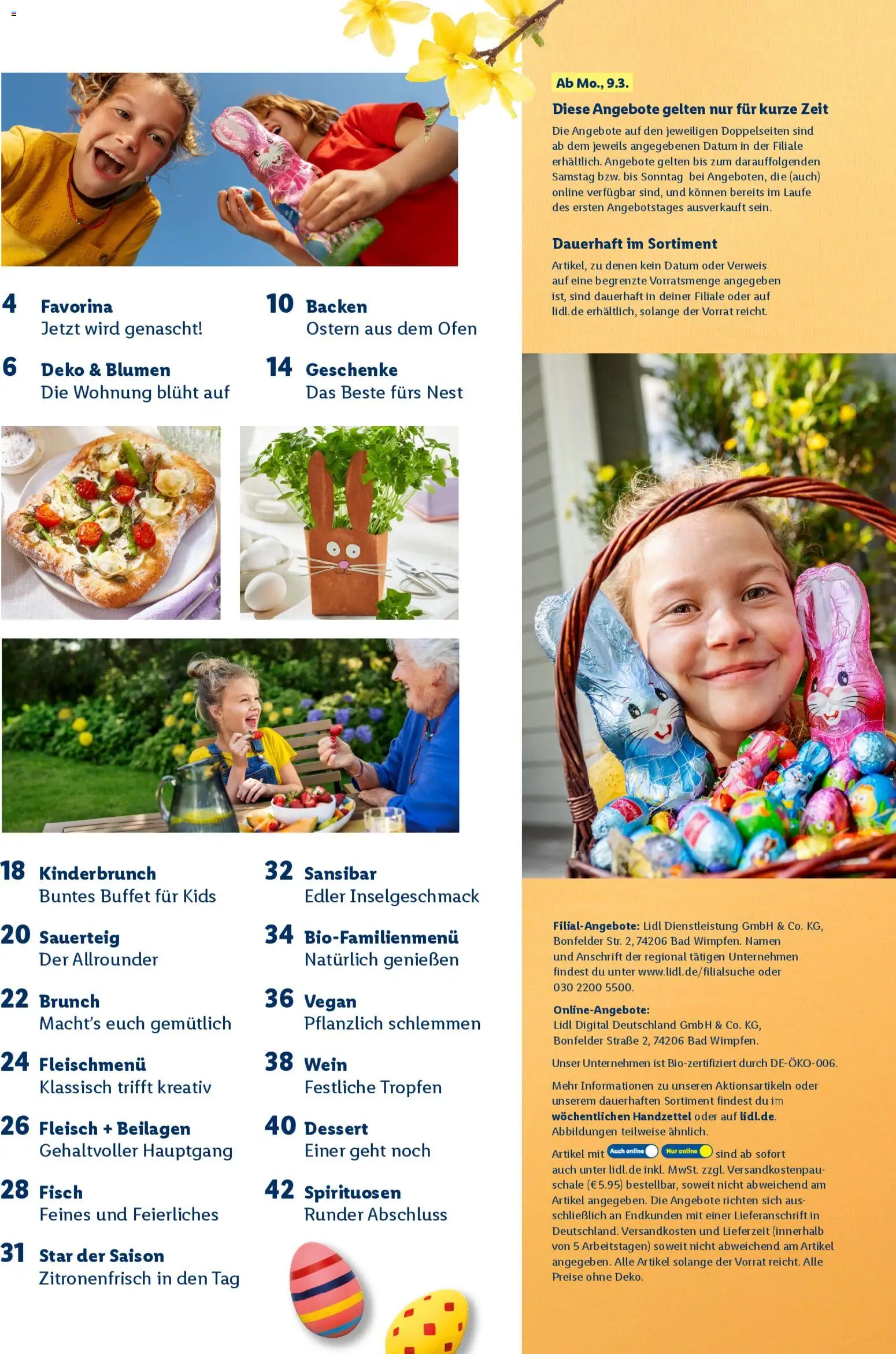 Lidl Německo leták - Ostern gemeinsam genießen od 09.03.2026 | Strana: 3 | Produkty: Vegan