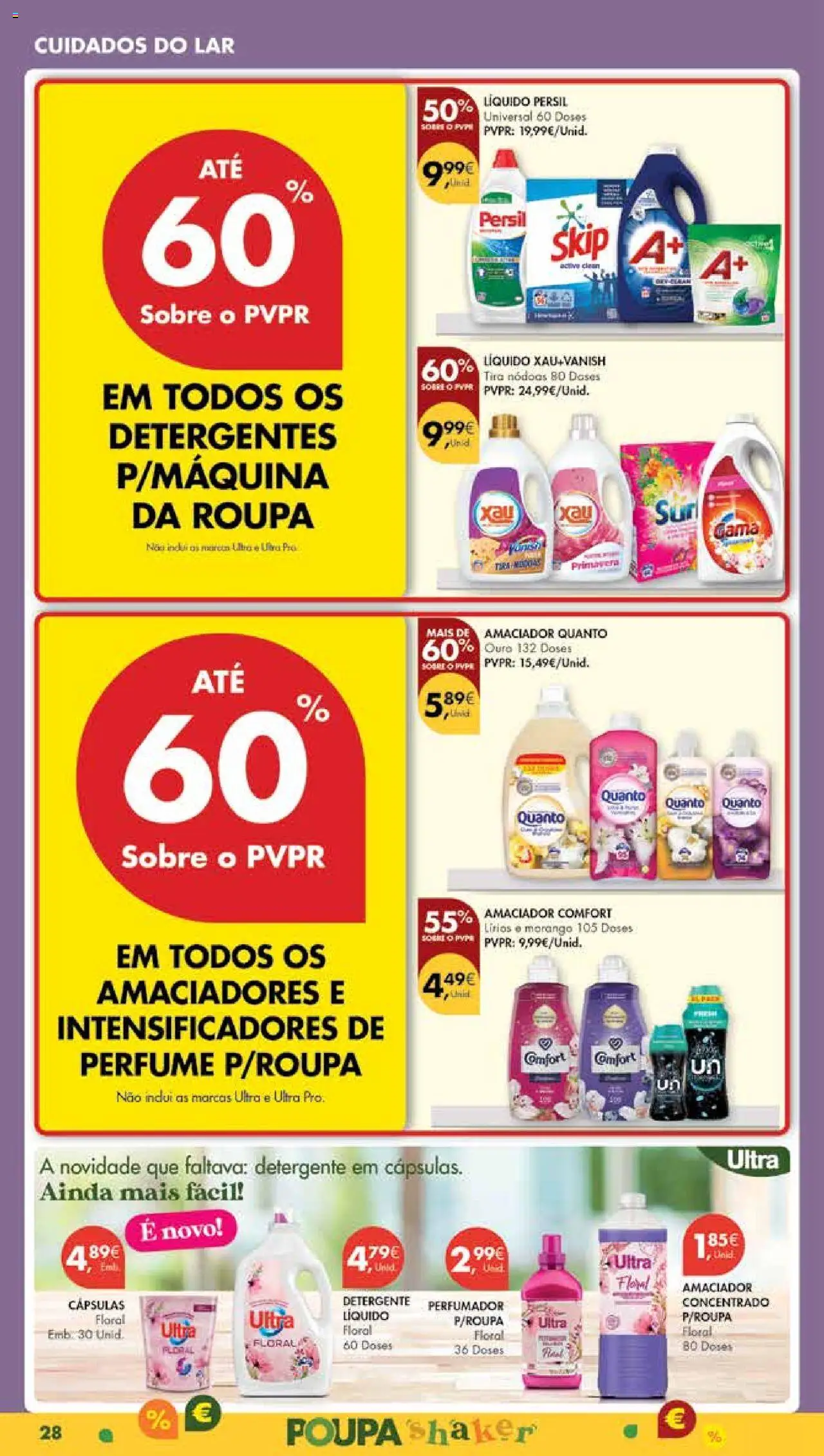 Pingo Doce Poupe Esta Semana Madeira │ válido de 09.09.2025 | Página: 28 | Produtos: Perfume, Detergente, Persil