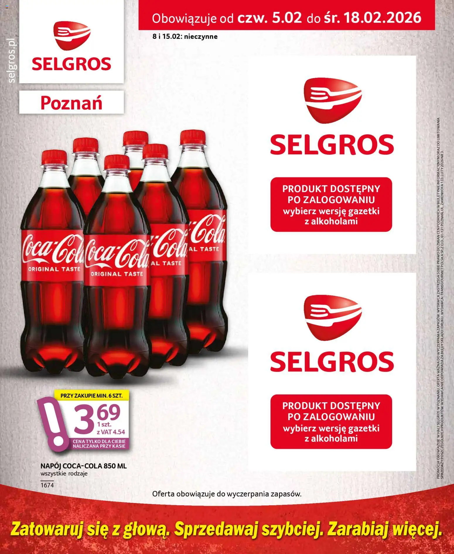 Selgros cash&carry Gazetka - Poznań od 05.02.2026 | Strona: 2