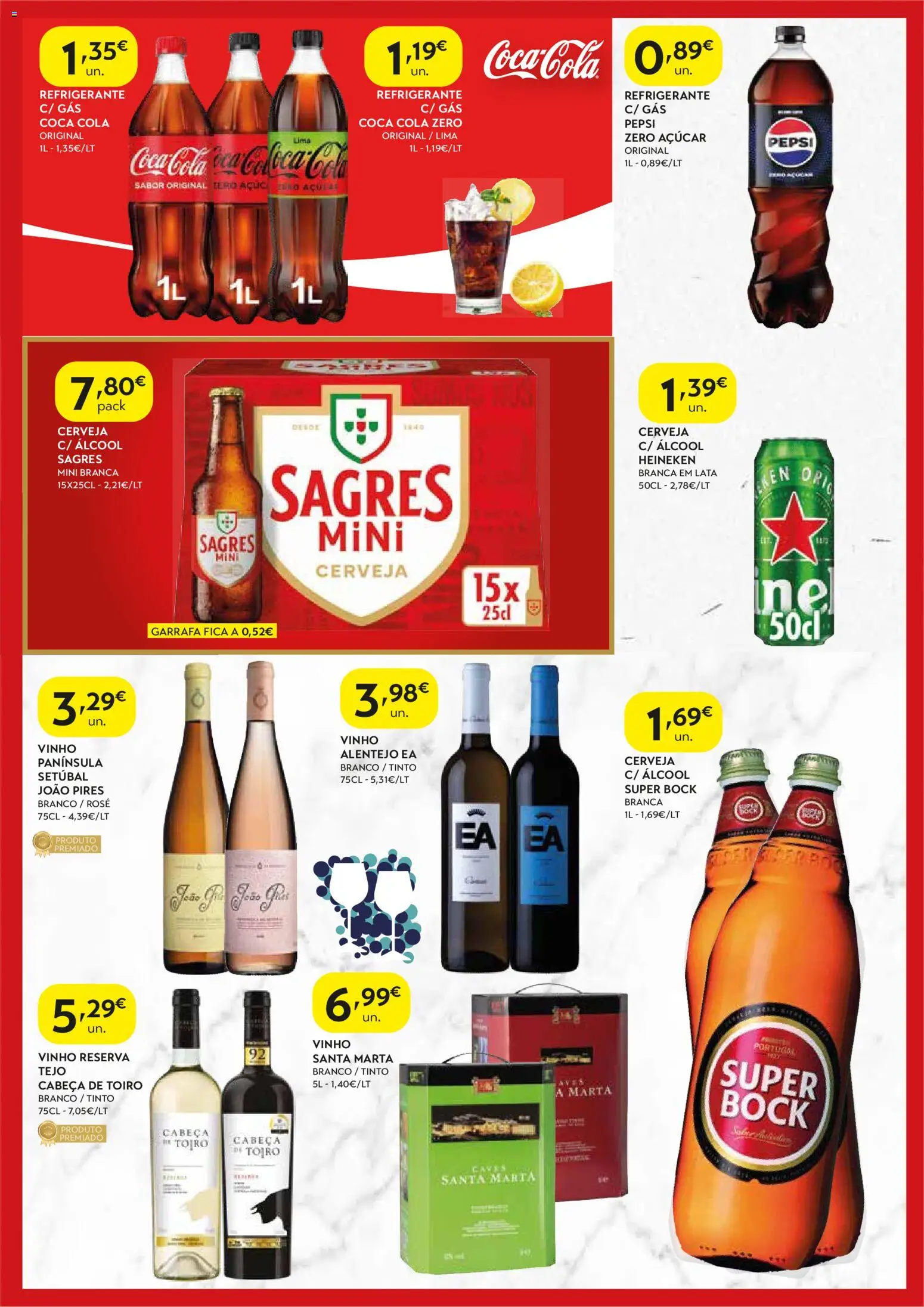Spar - folheto │ válido de 14.04.2026 | Página: 7 | Produtos: Refrigerante, Vinho, Cerveja, Açúcar