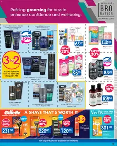 Clicks specials catalogue – valid from 23.10.2025 | Page: 23 | Products: Switch, Conditioner, Cream, Razors