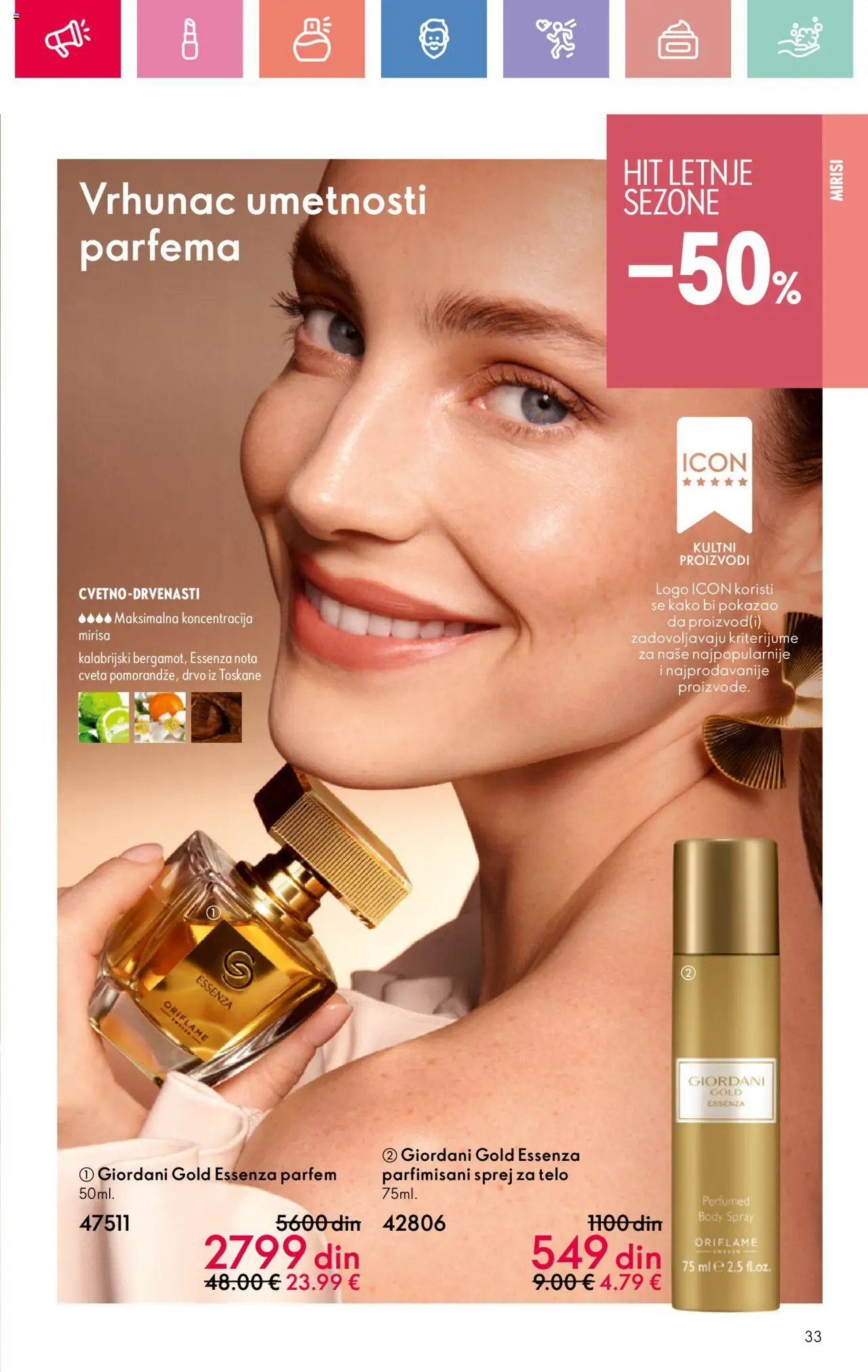 Oriflame katalog - važi od 22.06.2025 | Strana: 33 | Proizvode: Parfem