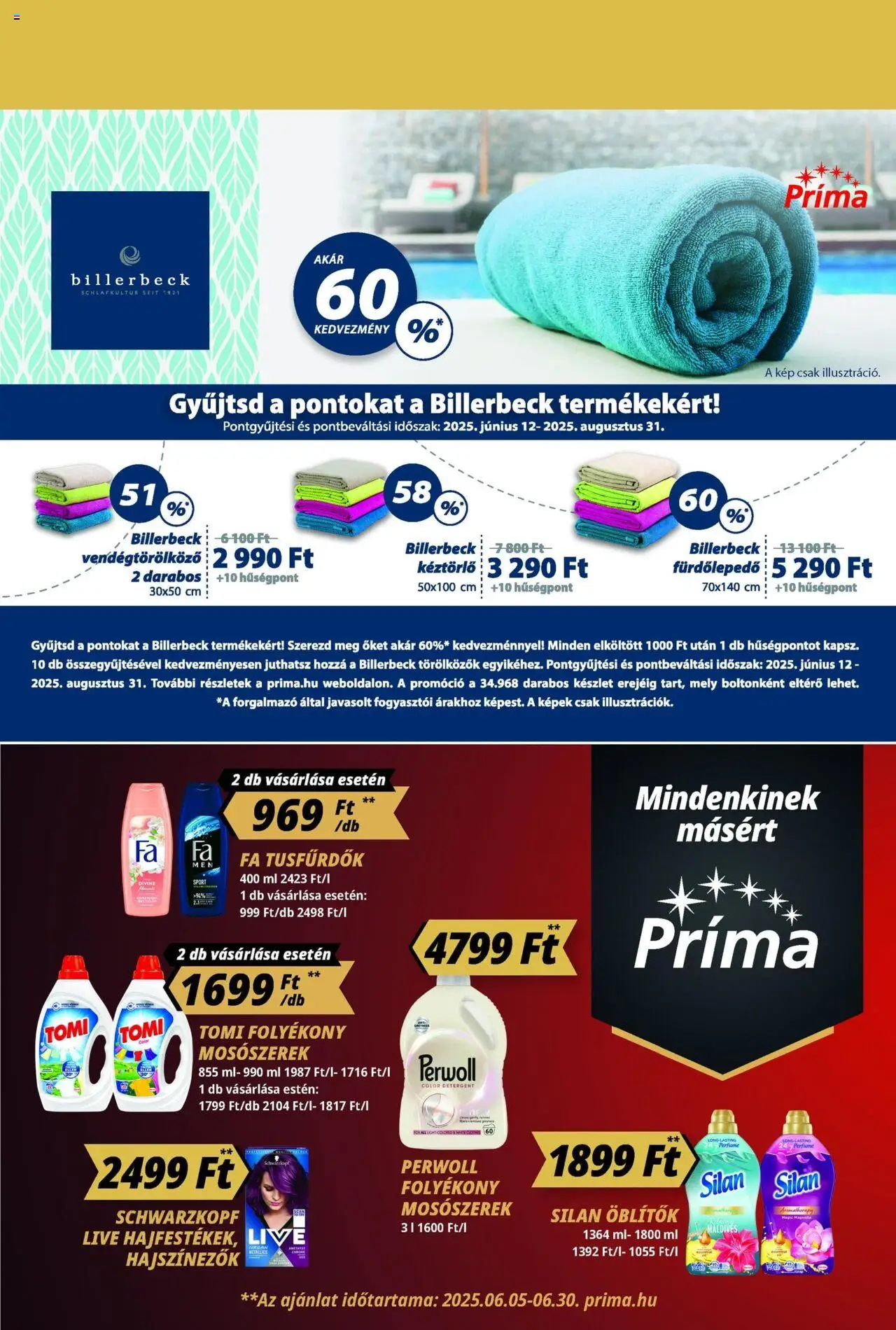 CBA Príma akciós ujság - amely érvényes a következő dátumtól: 12.06.2025 | Oldal: 7 | Termékek: Perwoll, Mosószerek