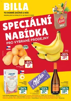 Náhled letáku Billa leták - Speciální nabídka: vybrané prodejny od 20.08.2025