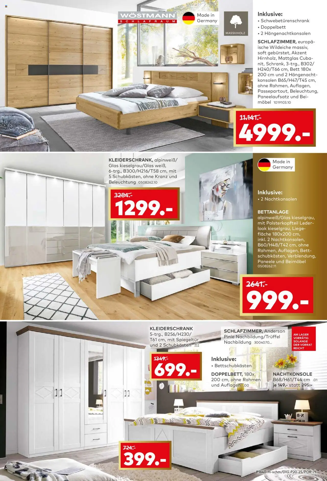 Porta! Möbiläum Jena-Isserstedt – gültig ab 05.10.2025 | Seite: 13 | Produkte: Bett, Schwebetürenschrank, Doppelbett, Liege