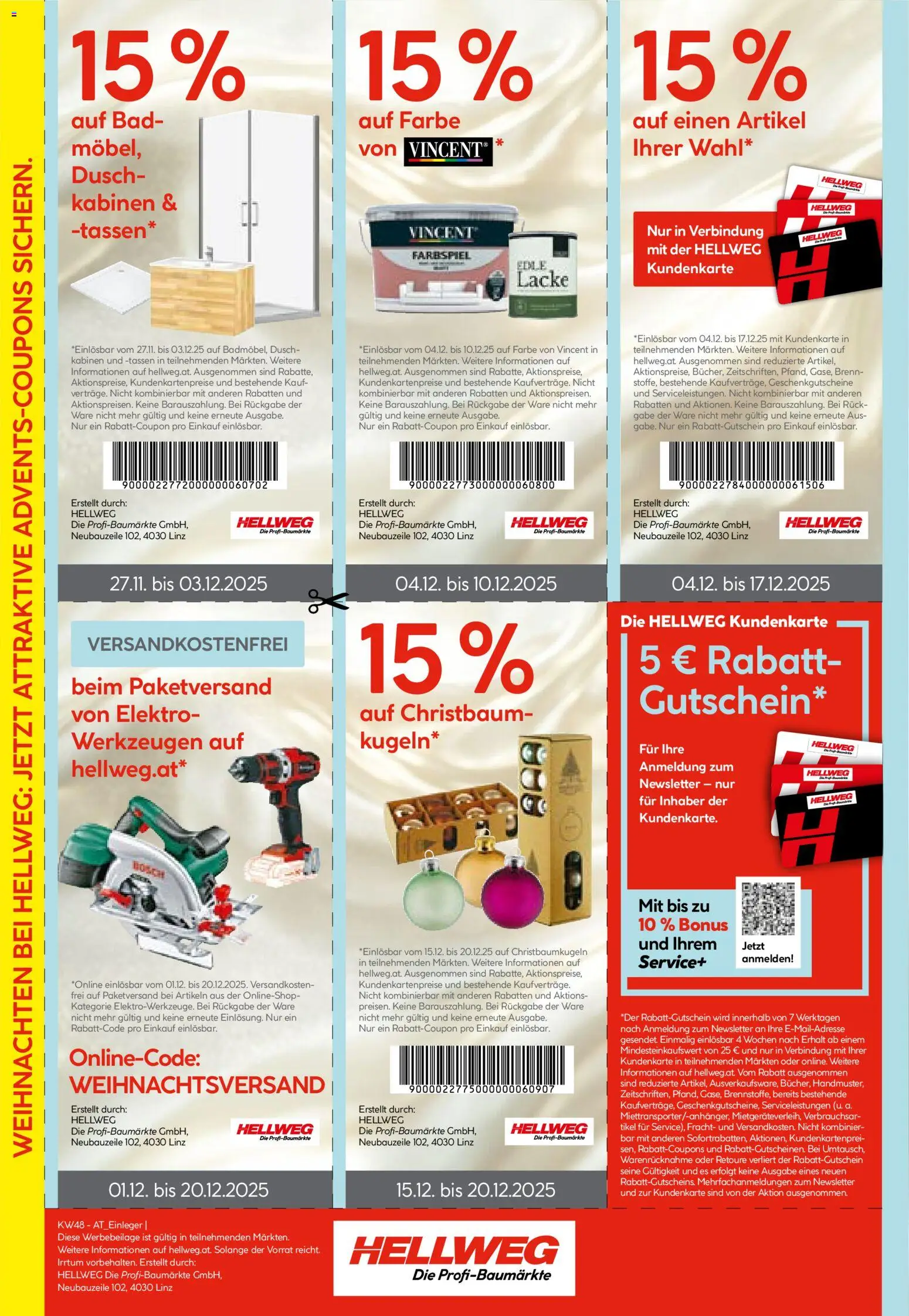 HELLWEG Flugblatt gültig ab 27.11.2025 | Seite: 16 | Produkte: Bad