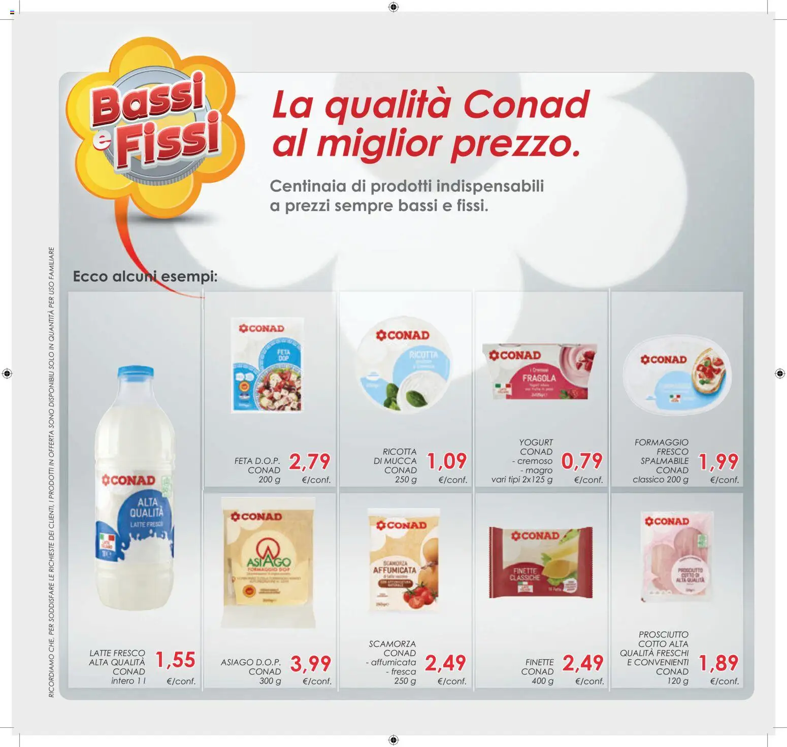 Volantino Conad del 27.12.2025 | Pagina: 38 | Prodotti: Yogurt, Latte, Ricotta, Feta