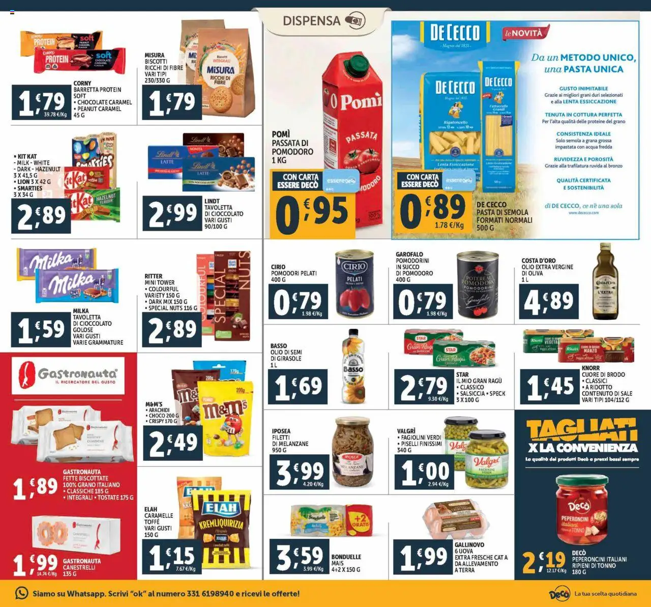 Volantino Decò del 12.09.2025 | Pagina: 13 | Prodotti: Pasta, Piselli, Arachidi, Terra
